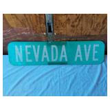 Nevada Ave Street Sign
