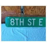 Vintage Street Sign 8th St E