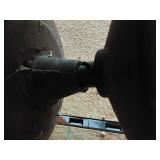 Portable Oil Drain Tank with Drip Pan - Damaged in Multiple Places