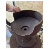 Portable Oil Drain Tank with Drip Pan - Damaged in Multiple Places