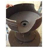Portable Oil Drain Tank with Drip Pan - Damaged in Multiple Places