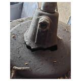 Portable Oil Drain Tank with Drip Pan - Damaged in Multiple Places