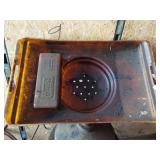 Portable Oil Drain Tank with Drip Pan - Damaged in Multiple Places