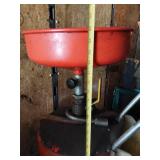 Mobile Oil Drain Tank with Wheels