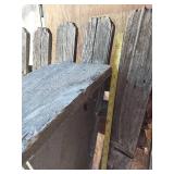 Rustic Wooden Fence Panels and Birdhouses