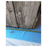 Rustic Wooden Fence Panels and Birdhouses