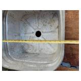 Vintage Metal Items including Galvanized Buckets, Watering Can, Gear, License Plate and Metal Rings