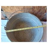 Vintage Metal Items including Galvanized Buckets, Watering Can, Gear, License Plate and Metal Rings