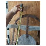 Vintage Wooden Sled with metal runners