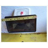 Assorted Items and Signage including Red Door Kennel Sign, Driveway Reflectors, Oar, METZ Baking Co. Crate, and Hand Tools