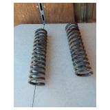 Lot of Two Heavy Duty Metal Springs - 16 1/2" in lenght