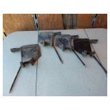 Lot of 4 Heavy Duty Metal Brackets