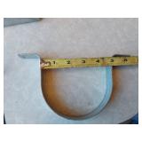 Assorted Farm Parts and Tools including Chains, Clamps, and Drill Bits