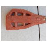 Assorted Farm Parts and Tools including Chains, Clamps, and Drill Bits