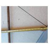 Assorted Farm Parts and Tools including Chains, Clamps, and Drill Bits