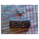Assorted Farm and Workshop Items including Disc Harrow Blades, Bolts, Handles, and Hardware