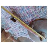 Assorted Farm and Workshop Items including Disc Harrow Blades, Bolts, Handles, and Hardware