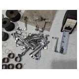 Mixed Mechanical Parts Lot including Gears, Springs, and Hubs