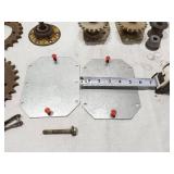 Mixed Mechanical Parts Lot including Gears, Springs, and Hubs