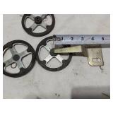 Mixed Mechanical Parts Lot including Gears, Springs, and Hubs