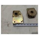 Mixed Mechanical Parts Lot including Gears, Springs, and Hubs