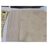 3M and Norton Sandpaper Sheets and Discs Assortment