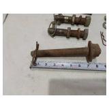 Assorted Trailer Hitch Pins and Linch Pins, Various Sizes and Types