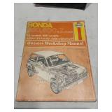Auto Repair Manuals including Haynes Honda 360, 600 & Z Coupe Manual, Motor