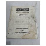 Ag Manuals including Ag-Chem Equipment Co. 1990 Parts and Accessories, Raven Industries SCS 440 Installation and Service Manual, and Honda ATC110 Owner