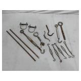 Assorted Turnbuckles, Eye Bolts, and U-Bolts
