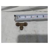 Lot of Various Mechanical Hardware and Fittings such as bolts, nuts, washers, U-bolts, and fittings