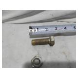 Lot of Various Mechanical Hardware and Fittings such as bolts, nuts, washers, U-bolts, and fittings