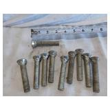 Lot of Various Mechanical Hardware and Fittings such as bolts, nuts, washers, U-bolts, and fittings