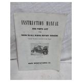 Vintage Equipment Manuals - 1943 War Department Technical Manual on welding, WD45 Tractor, Shaw-Dual Riding Mowers, 171 Stir-Ator and More