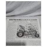 Vintage Equipment Manuals - 1943 War Department Technical Manual on welding, WD45 Tractor, Shaw-Dual Riding Mowers, 171 Stir-Ator and More