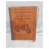 Vintage Equipment Manuals - 1943 War Department Technical Manual on welding, WD45 Tractor, Shaw-Dual Riding Mowers, 171 Stir-Ator and More