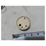 Assorted Automotive Parts including Broken Pontiac Emblem, Guide R8-50 Light, and Various Lenses