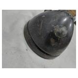 Assorted Automotive Parts including Broken Pontiac Emblem, Guide R8-50 Light, and Various Lenses