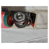 Bearing kit including Part 502, various metal plates, and hardware components