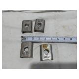 Bearing kit including Part 502, various metal plates, and hardware components
