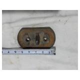 Bearing kit including Part 502, various metal plates, and hardware components