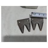Mixed Brand Lot of Farm Equipment Parts including clevis pins, cotter pins, a quick coupler, and more