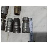 Lot of Hydraulic Quick Connect Couplers and Fittings