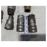 Lot of Hydraulic Quick Connect Couplers and Fittings