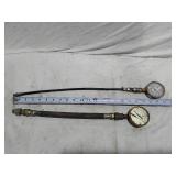 Hydraulic Pressure Gauges with Hoses