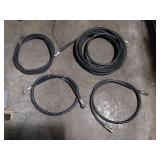 Lot of Hydraulic Hoses Various Conditions