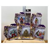 Guardians of the Galaxy Action Figures Lot 5" Gamora, Groot, Drax, Star-Lord & Rocket and Nano Miniature Metal Set Guardians of the Galaxy Action Figures Lot 5" Gamora, Groot, Drax, Star-Lord & Rocket and Nano Miniature Metal Set