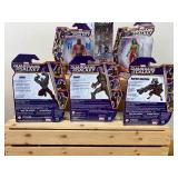 Guardians of the Galaxy Action Figures Lot 5" Gamora, Groot, Drax, Star-Lord & Rocket and Nano Miniature Metal Set Guardians of the Galaxy Action Figures Lot 5" Gamora, Groot, Drax, Star-Lord & Rocket and Nano Miniature Metal Set