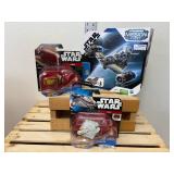 A collectible Star Wars lot combining detailed die-cast Ghost Ship & Rey A collectible Star Wars lot combining detailed die-cast Ghost Ship & Rey