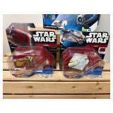 A collectible Star Wars lot combining detailed die-cast Ghost Ship & Rey A collectible Star Wars lot combining detailed die-cast Ghost Ship & Rey